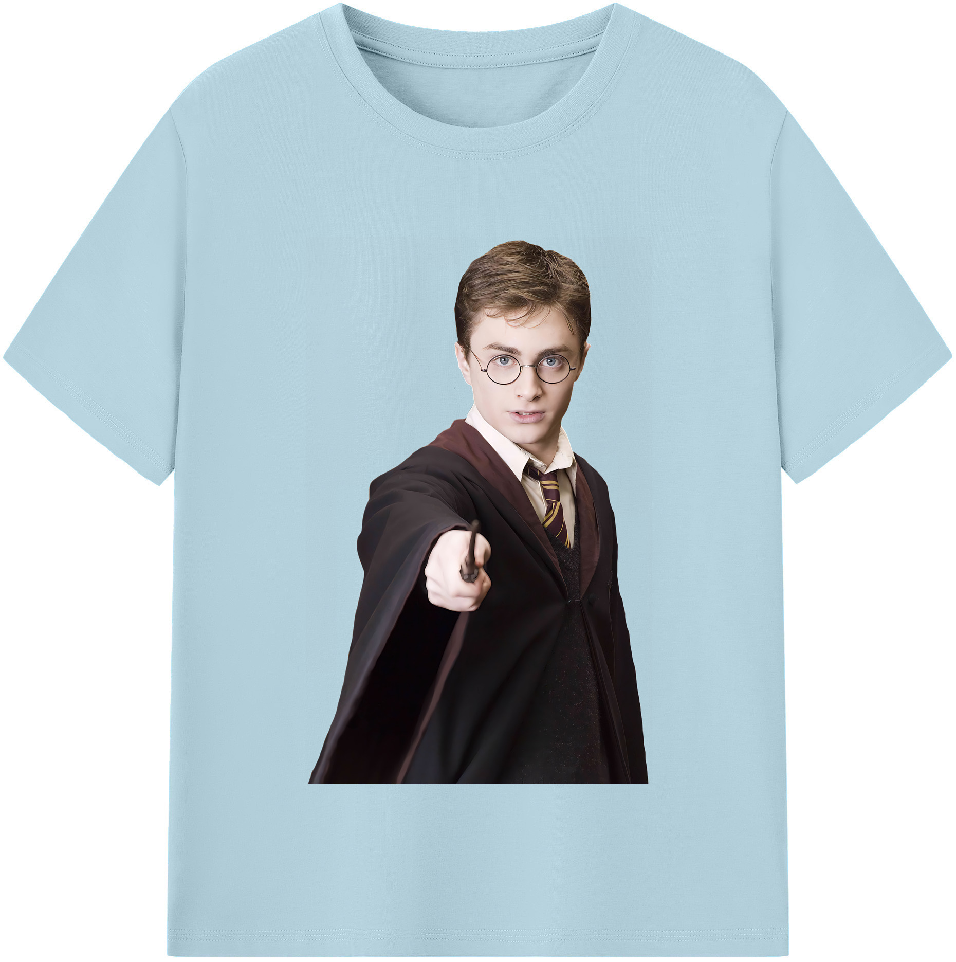 （画像用） Harry Potter ハリー・ポッターシリーズ 綿100％半袖Tシャツ（フロントプリント）